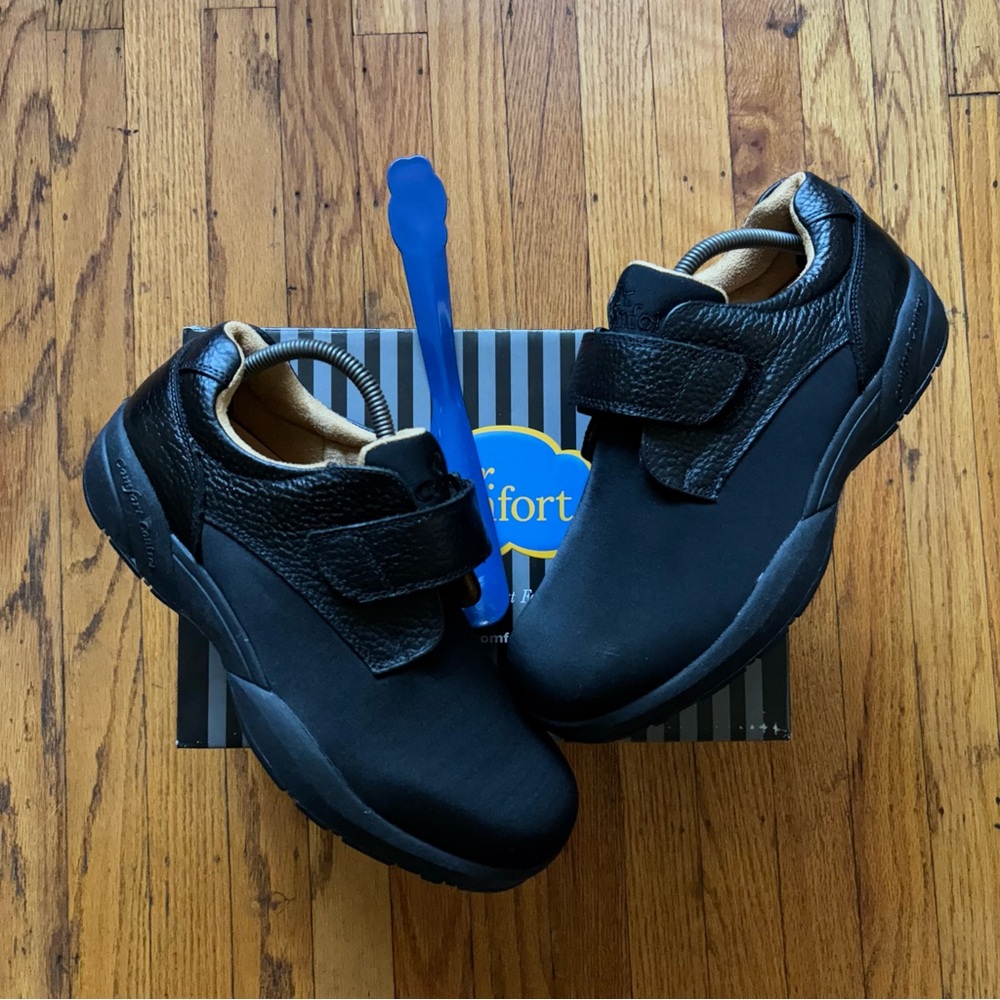 Dr. Comfort Orthopedic Brian Men’s Black Athletic Sneakers